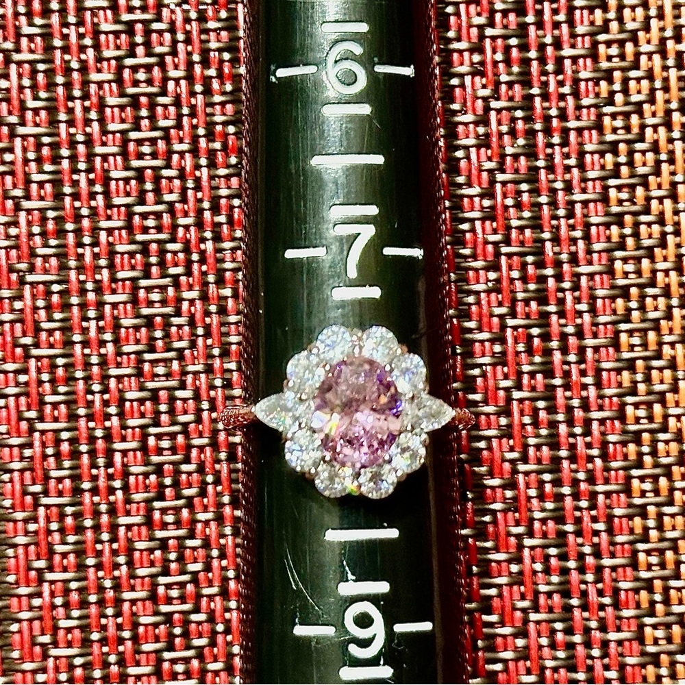 Fragrant Jewels Pink Floral Ring